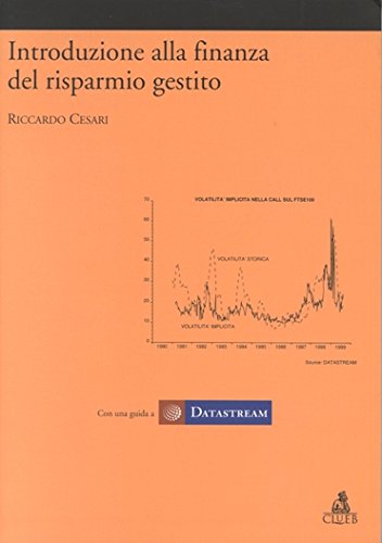 Introduzione alla finanza del risparmio gestito book