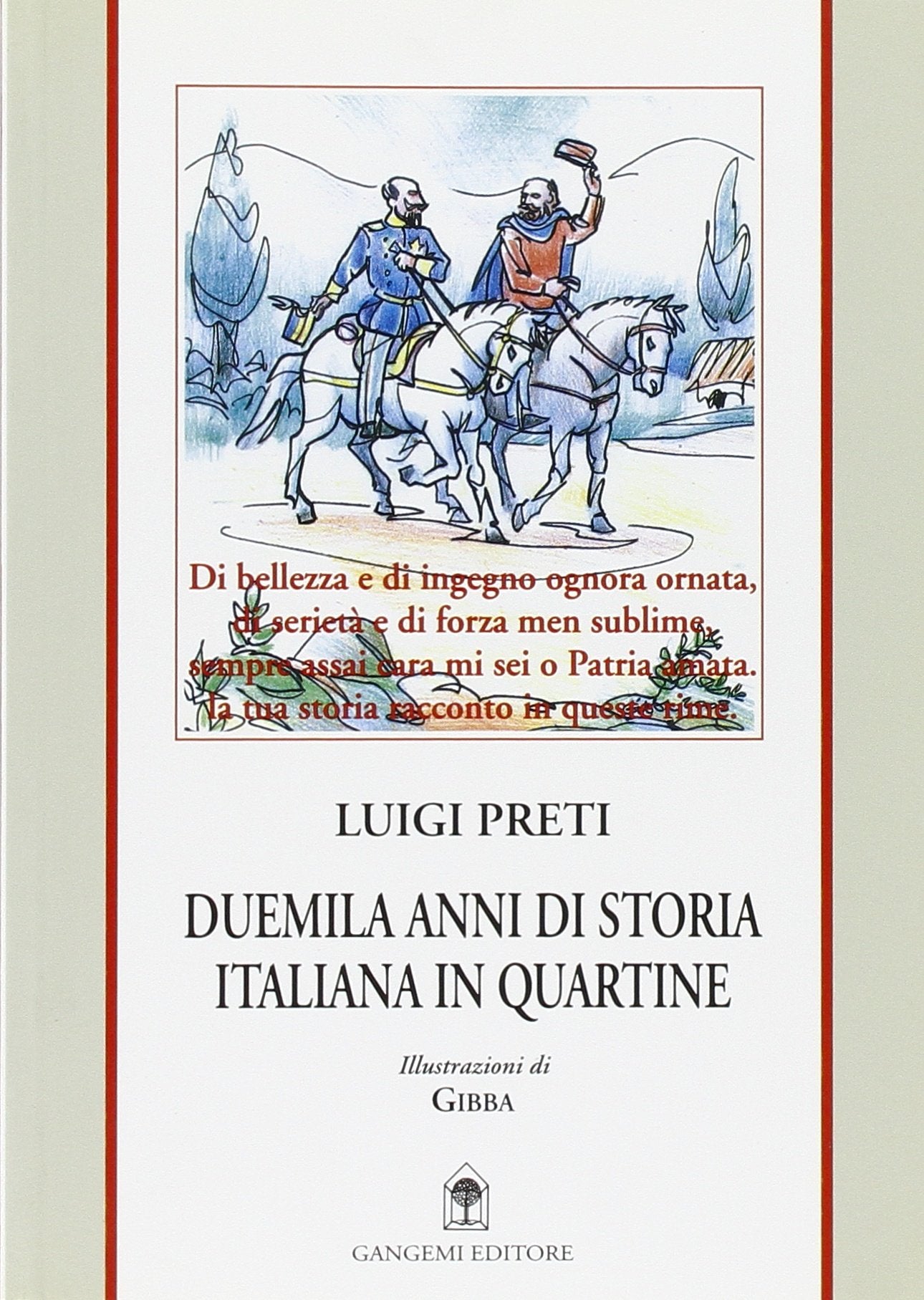 Duemila anni di storia italiana in quartine book