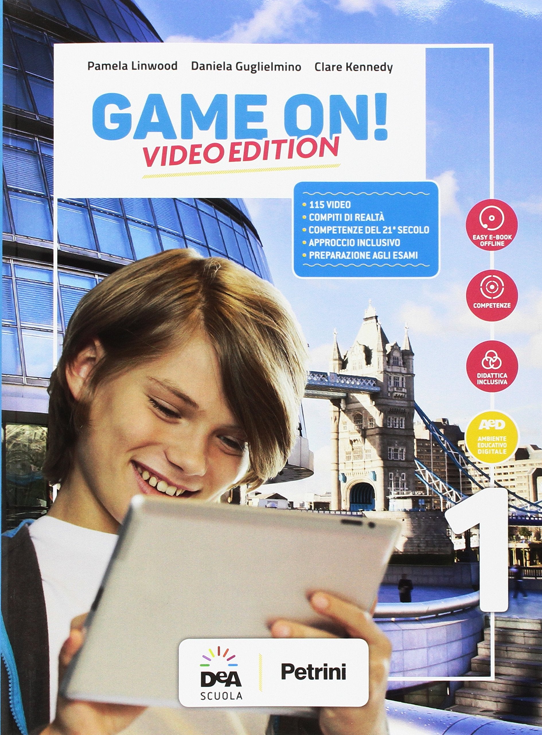 Game on! Student's book-Workbook. Per la Scuola media. Con audio formato MP3. Con e-book. Con espansione online. Con DVD-ROM. Con Libro: Maps (Vol. 1) book