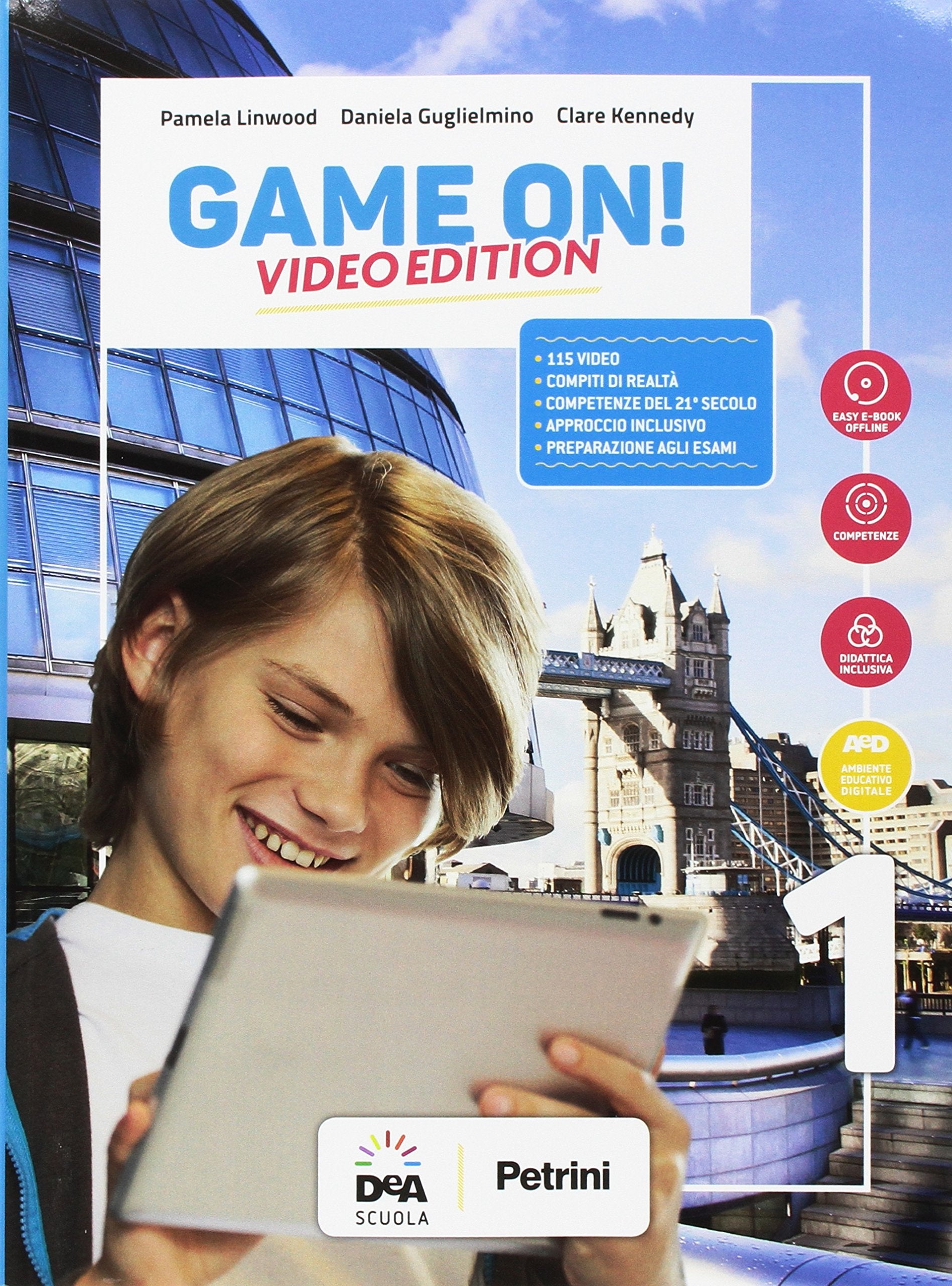 Game on! Student's book-Workbook. Ediz. video. Per la Scuola media. Con e-book. Con espansione online. Con Audio. Con DVD-ROM. Con Libro: Grammar-Maps (Vol. 1) book