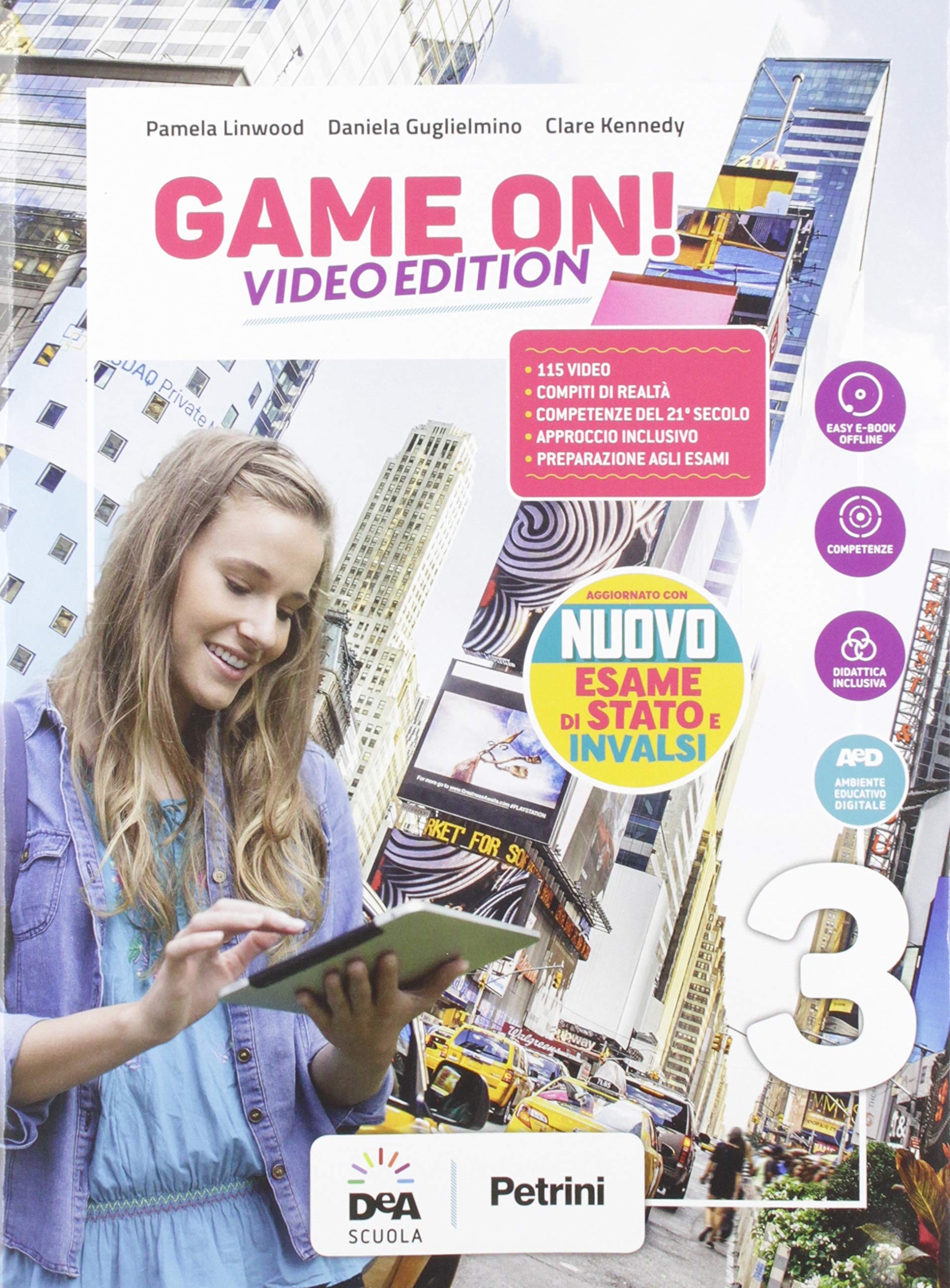 Game on! Student's book & workbook. Con Maps. Ediz. video. Per la Scuola media. Con e-book. Con espansione online. Con DVD-ROM. Con File audio per il download (Vol. 3) Professional & Reference Books