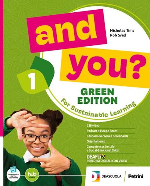 And you? Green edition. Student's book & Workbook. With Exams, INVALSI trainer. Per la Scuola media. Con e-book. Con espansione online (Vol. 3) Professional & Reference Books