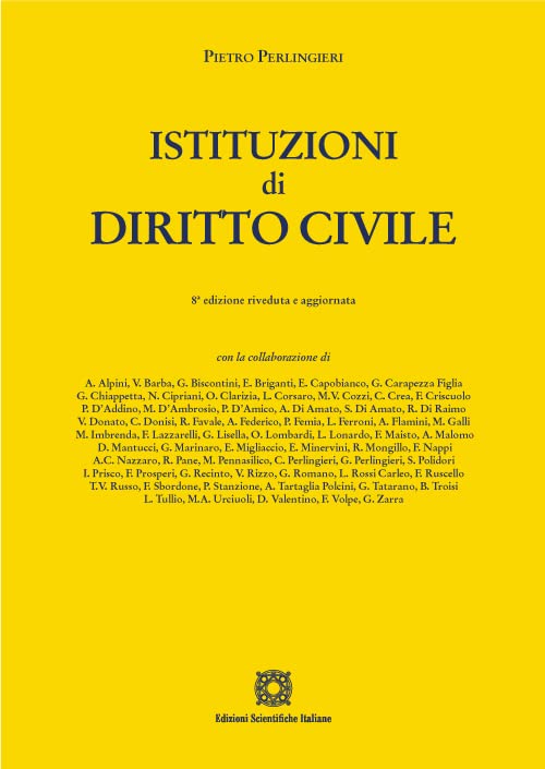 Istituzioni di diritto civile (Manuali) Law