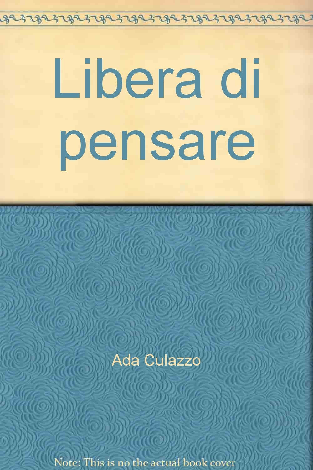 Libera di pensare (Costellazione) Contemporary literature