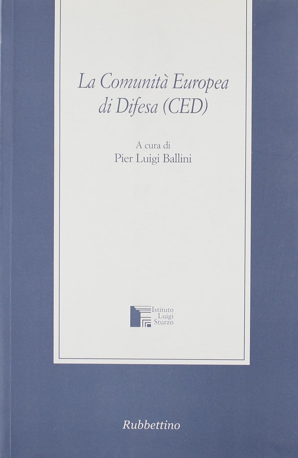 La Comunità Europea di Difesa (CED) book