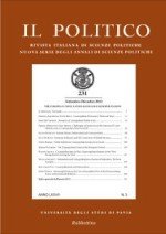 Il politico. Rivista italiana di scienze politiche (2013) (Vol. 231) Reference Books