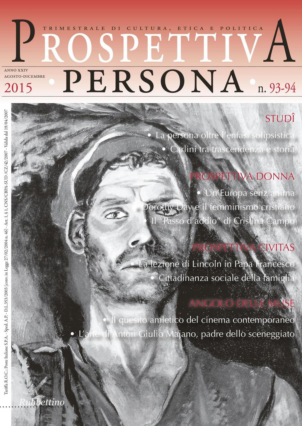 Prospettiva persona. Trimestrale di cultura, etica e politica (2016) vol. 93-94 Philosophy