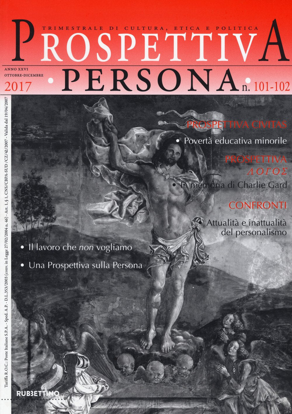 Prospettiva persona. Trimestrale di cultura, etica e politica (2017) (Vol. 101-102) (Le riviste) Philosophy