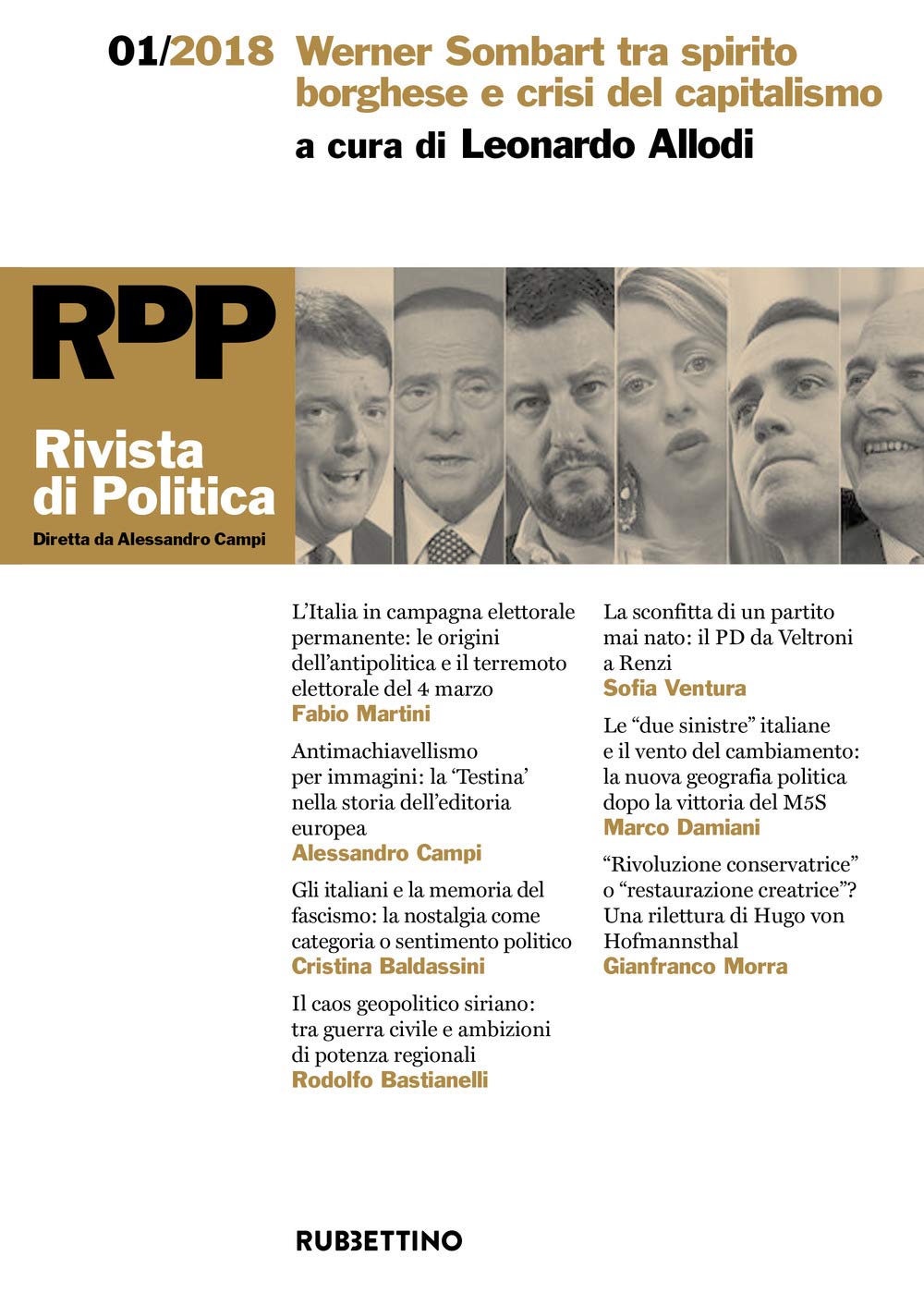 Rivista di politica. Werner Sombart tra spirito borghese e crisi del capitalismo (2018) (Vol. 1) book