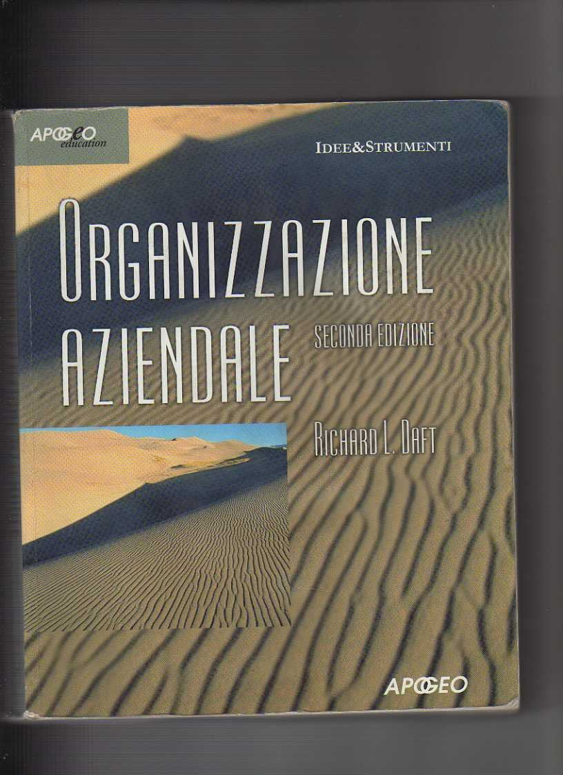 Organizzazione aziendale book