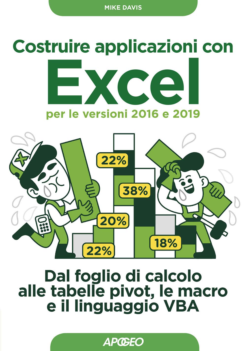 Costruire applicazioni con Excel per le versioni 2016 e 2019. Dal foglio di calcolo alle tabelle pivot, le macro e il linguaggio VBA book