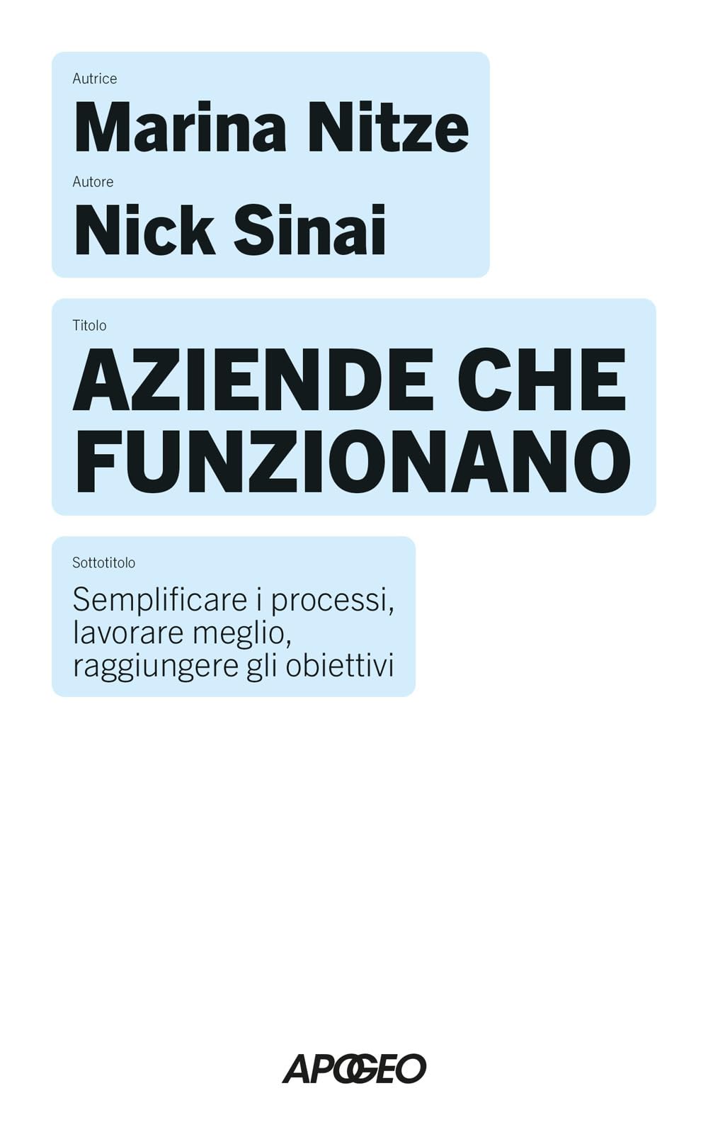 Aziende che funzionano. Semplificare i processi, lavorare meglio, raggiungere gli obiettivi book