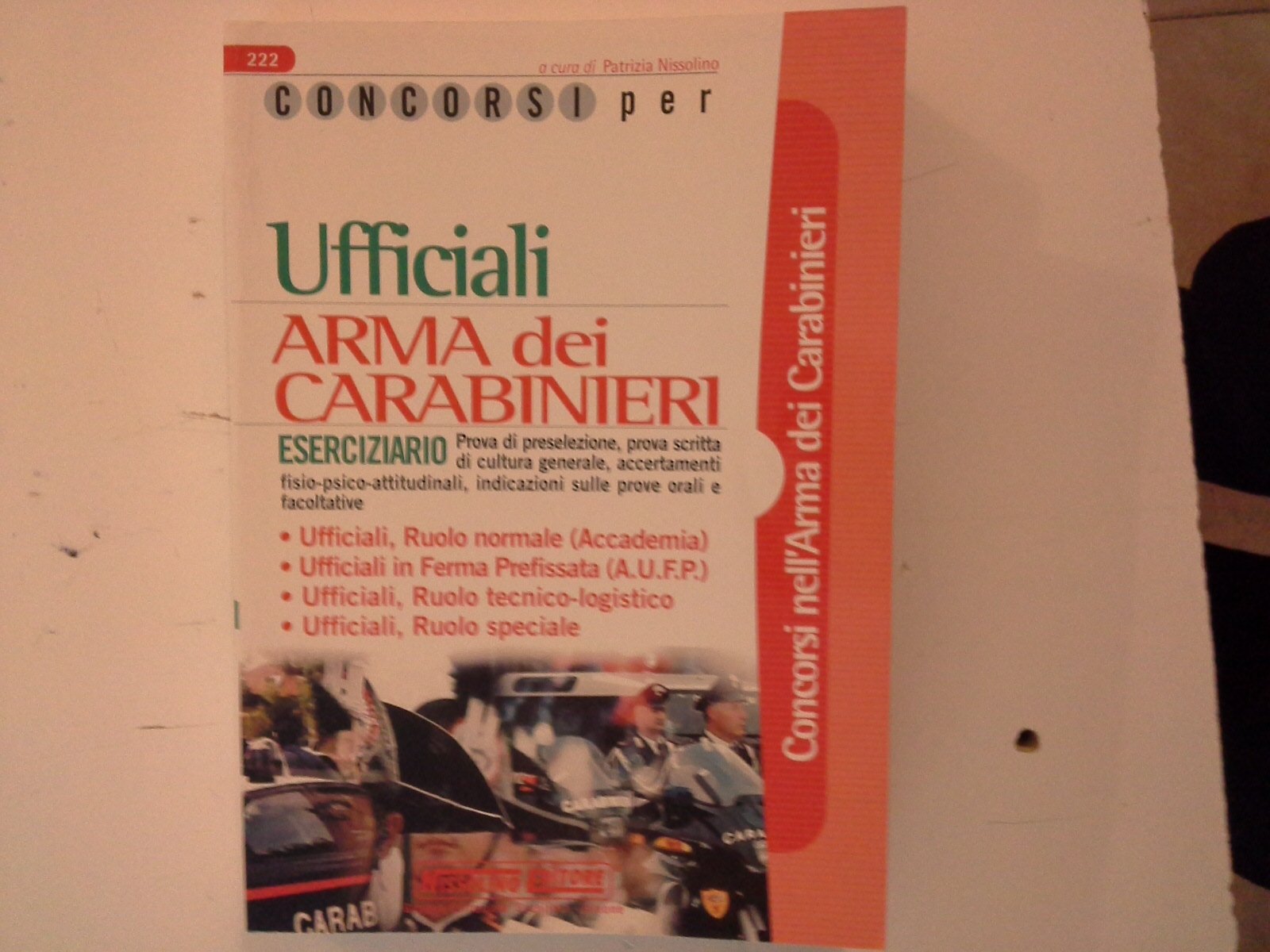 Concorsi Per Ufficiali. Arma Dei Carabinieri. Eserciziario book