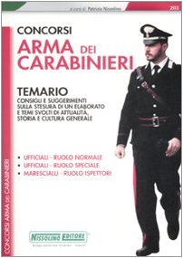 Concorso Arma dei carabinieri. Temario (I concorsi nell'arma dei carabinieri) Social Sciences