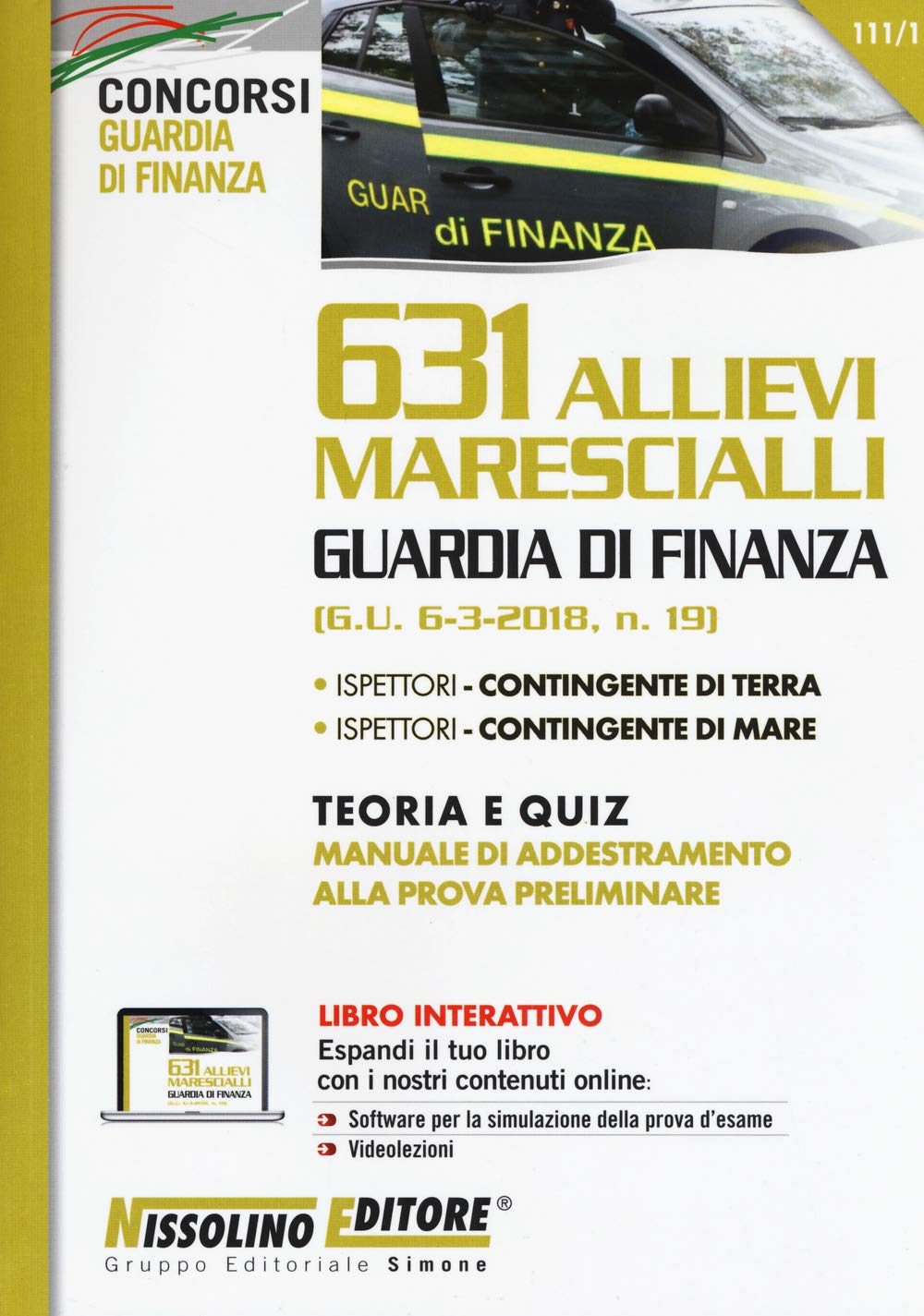 631 Allievi Marescialli Guardia di Finanza - Teoria e Quiz book