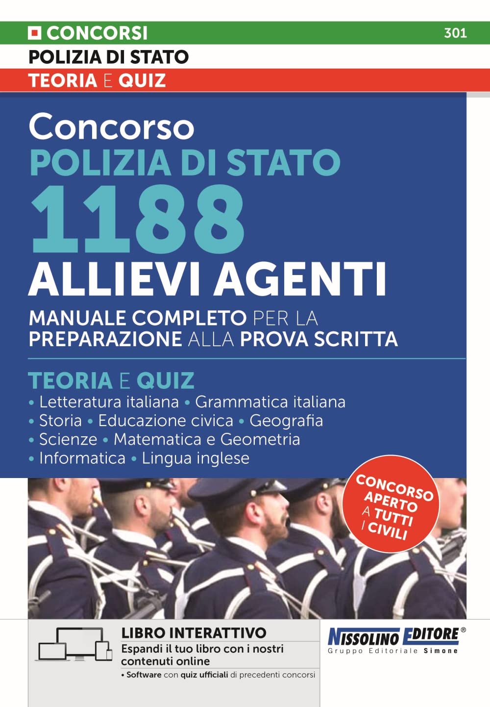 Concorso Polizia di Stato 1188 Allievi Agenti - Manuale completo per la preparazione alla prova scritta Social Sciences