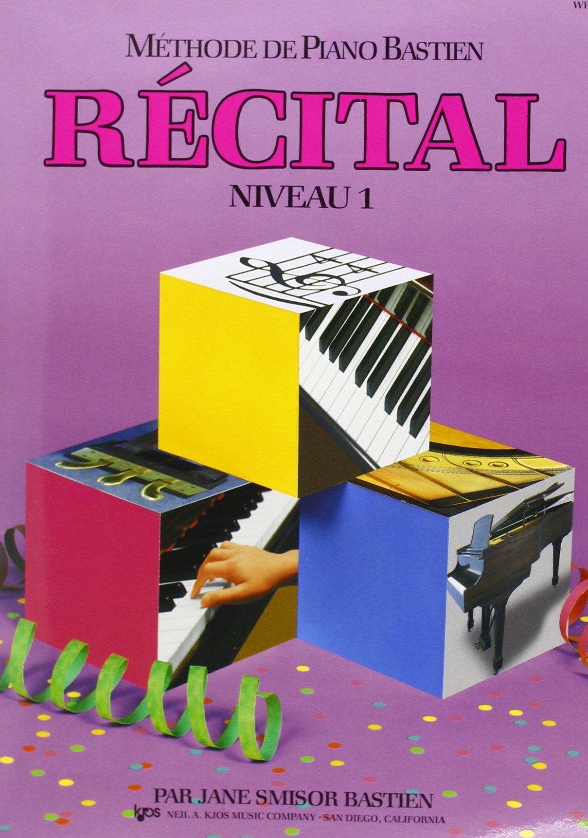 Bastien Jane Methode De Piano Bastien Recital Niveau 1 Pf Book French Sheet Music