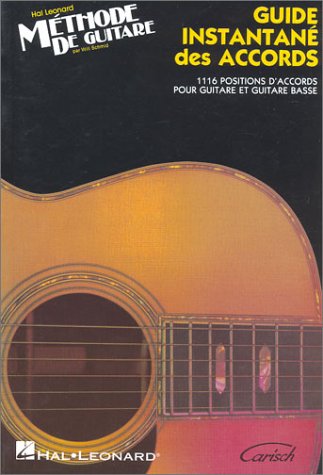 Schmid Will Guide Instantane Des Accords Guitar Tab Book French Sheet Music