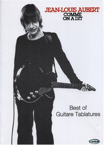 Aubert Jean-Louis Comme On A Dit Guitar Tab Book book