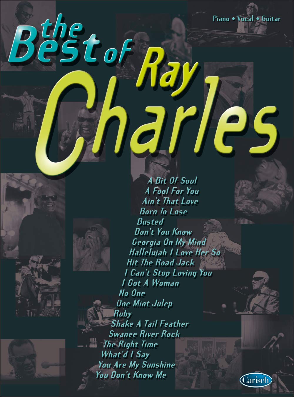 The best of ray charles piano, voix, guitare book