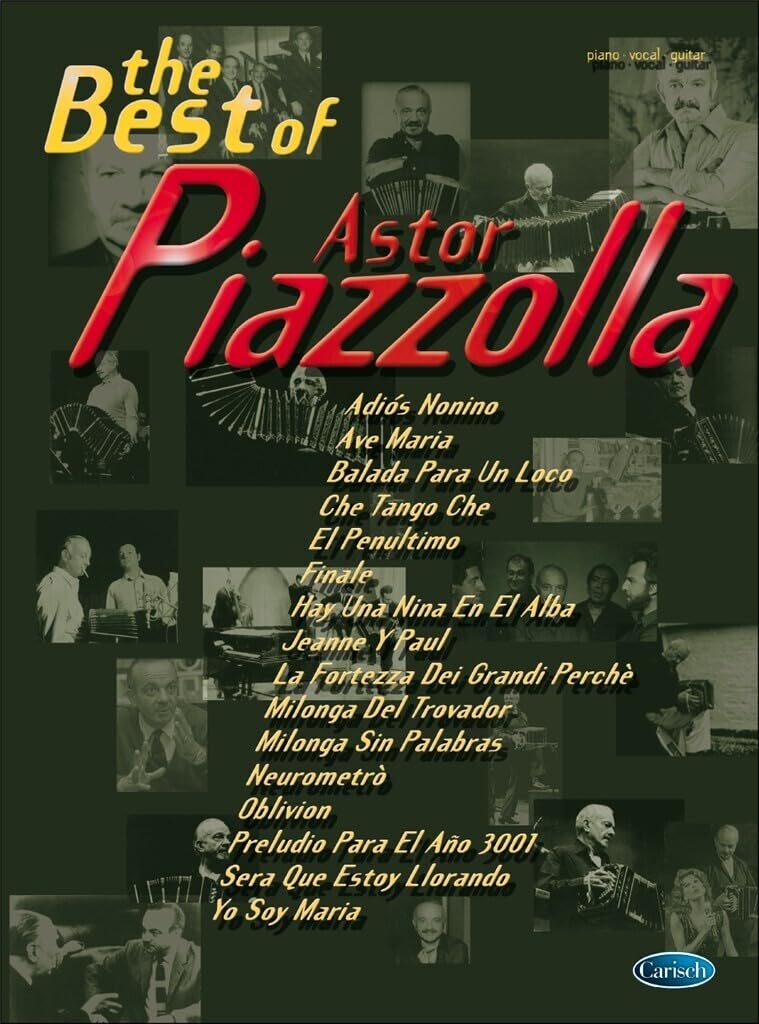 The Best Of Astor Piazzolla. Klavier Solo. Sheet Music