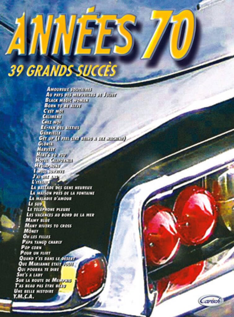 AnneEs 70, 39 Grands SucceS Sheet Music