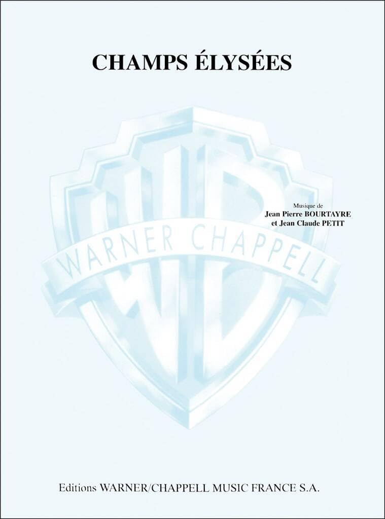 Champs Elysees Voice & Piano Book book