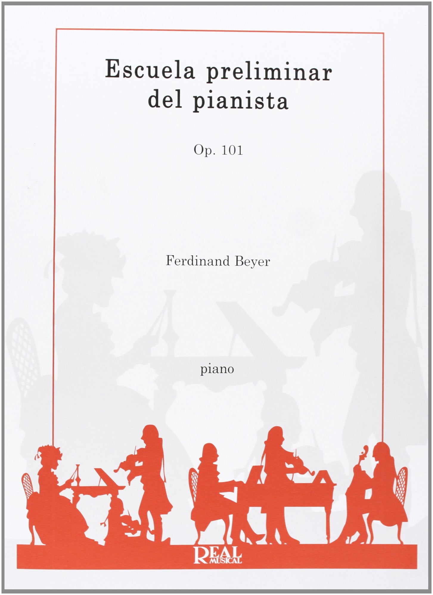 Escuela Preliminar Del Pianista, Op.101 book