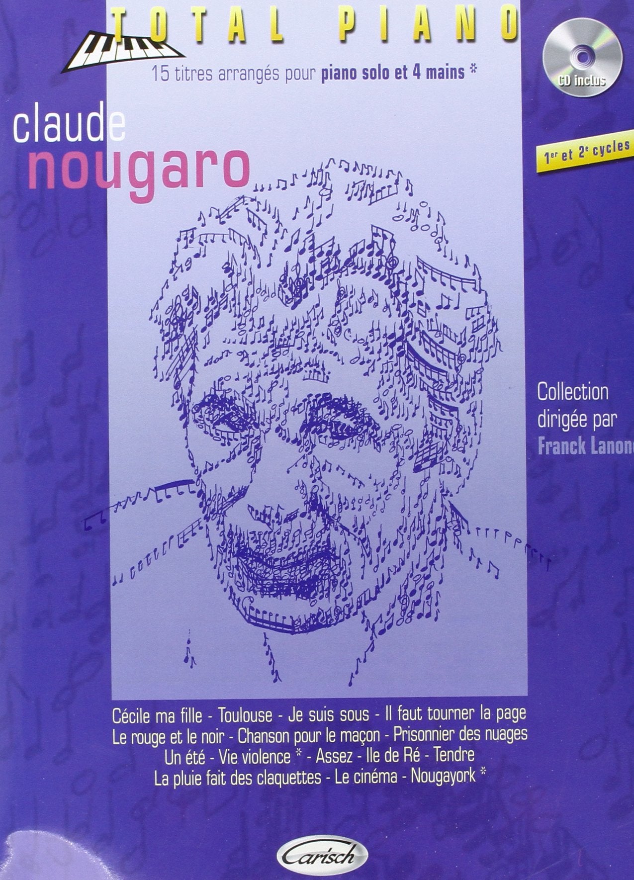 Claude nougaro: collection total piano piano+cd book