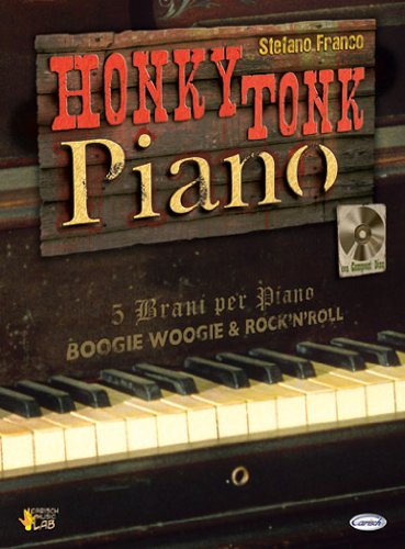 Honky tonk piano piano+cd book