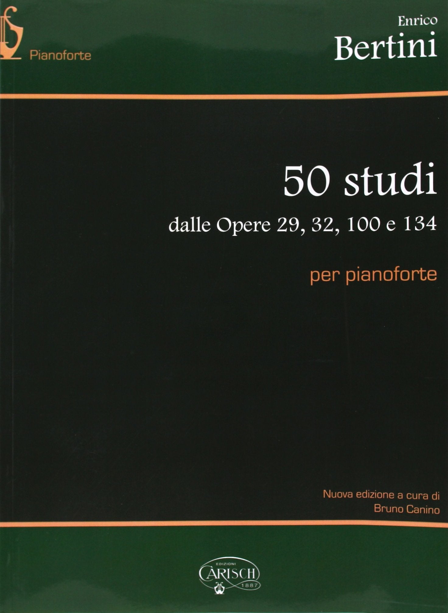 Enrico Bertini: 50 Studi per Pianoforte dalle Opere 29, 32, 100 e 134. Für Klavier Books