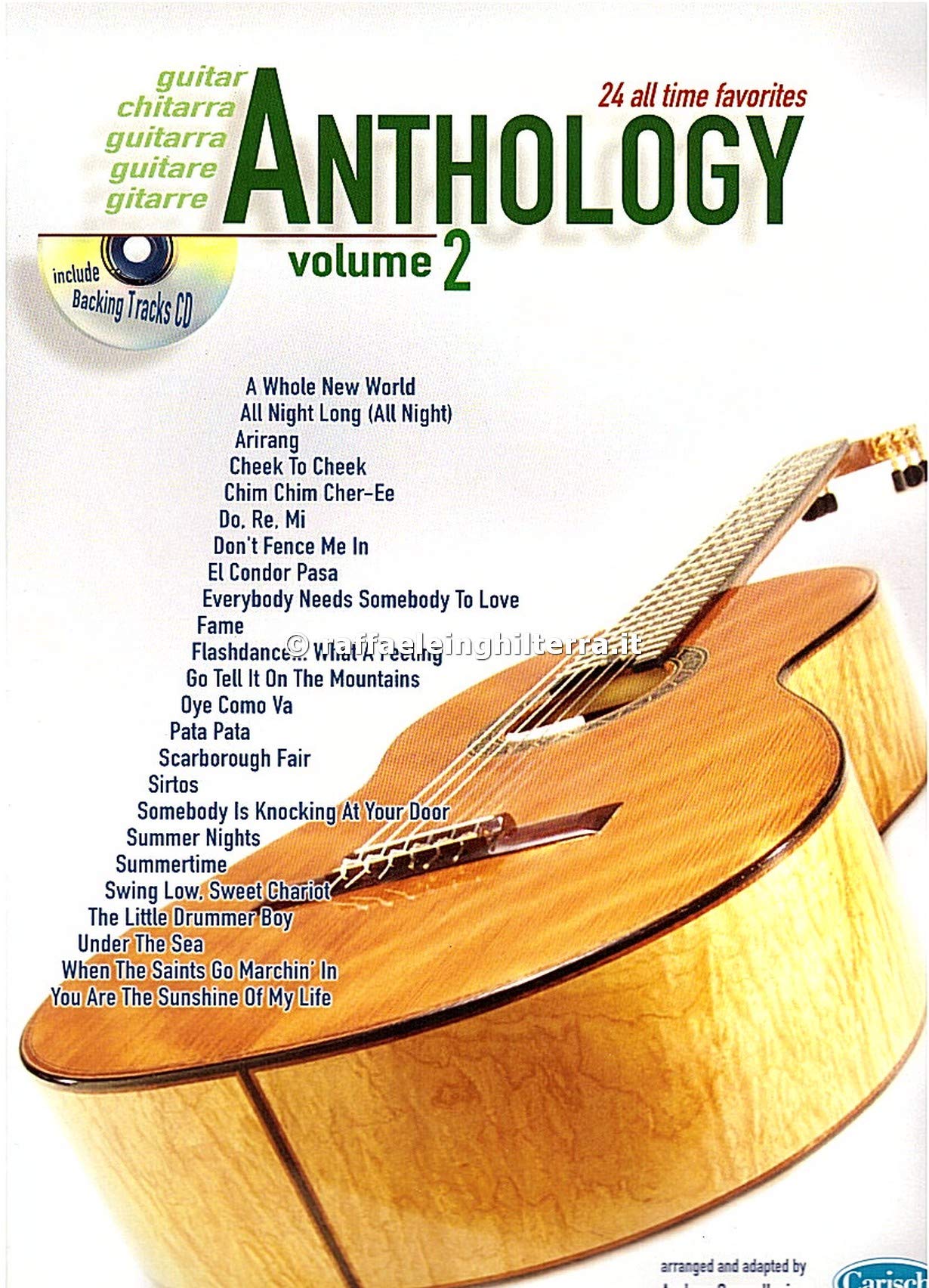 Cappellari Andrea Anthology Guitar Vol 2 Bk/Cd book