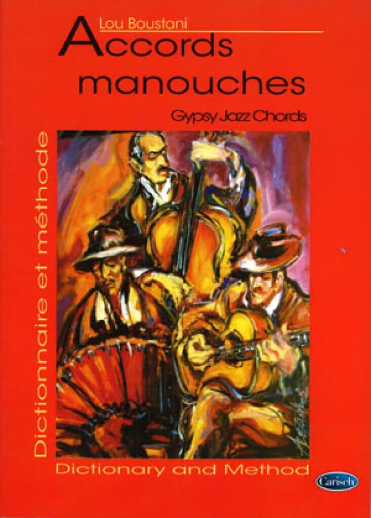 Boustani Lou Les Accords Manouches Guitar Book French- book