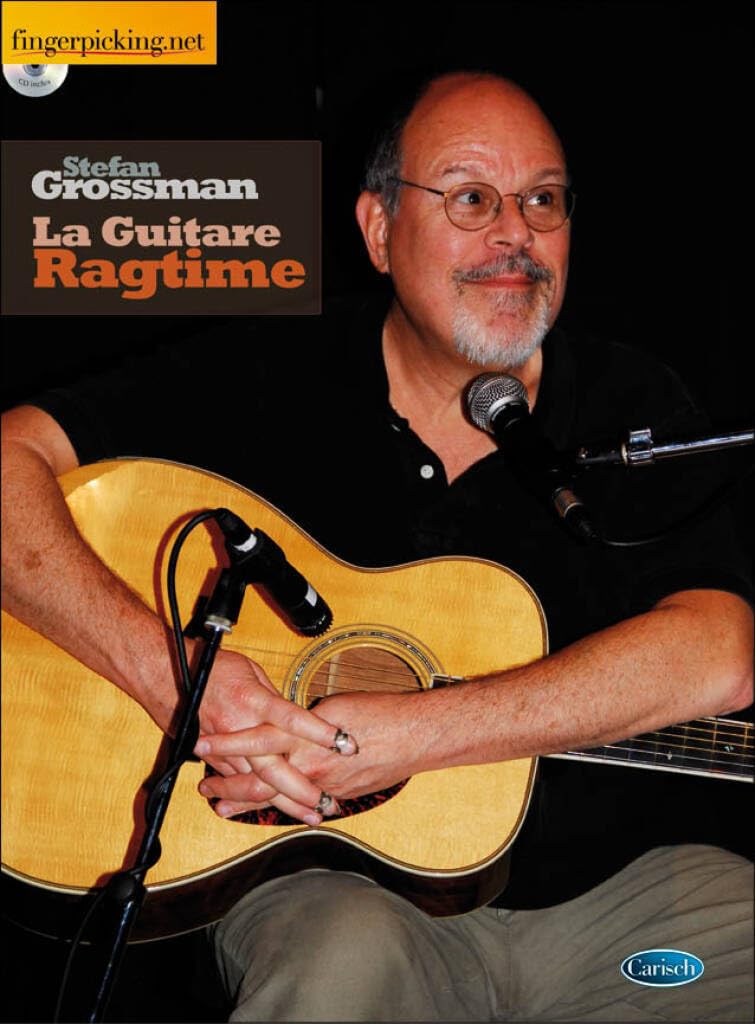 Grossman Stefan La Guitare Ragtime Guitar Book/Cd French book