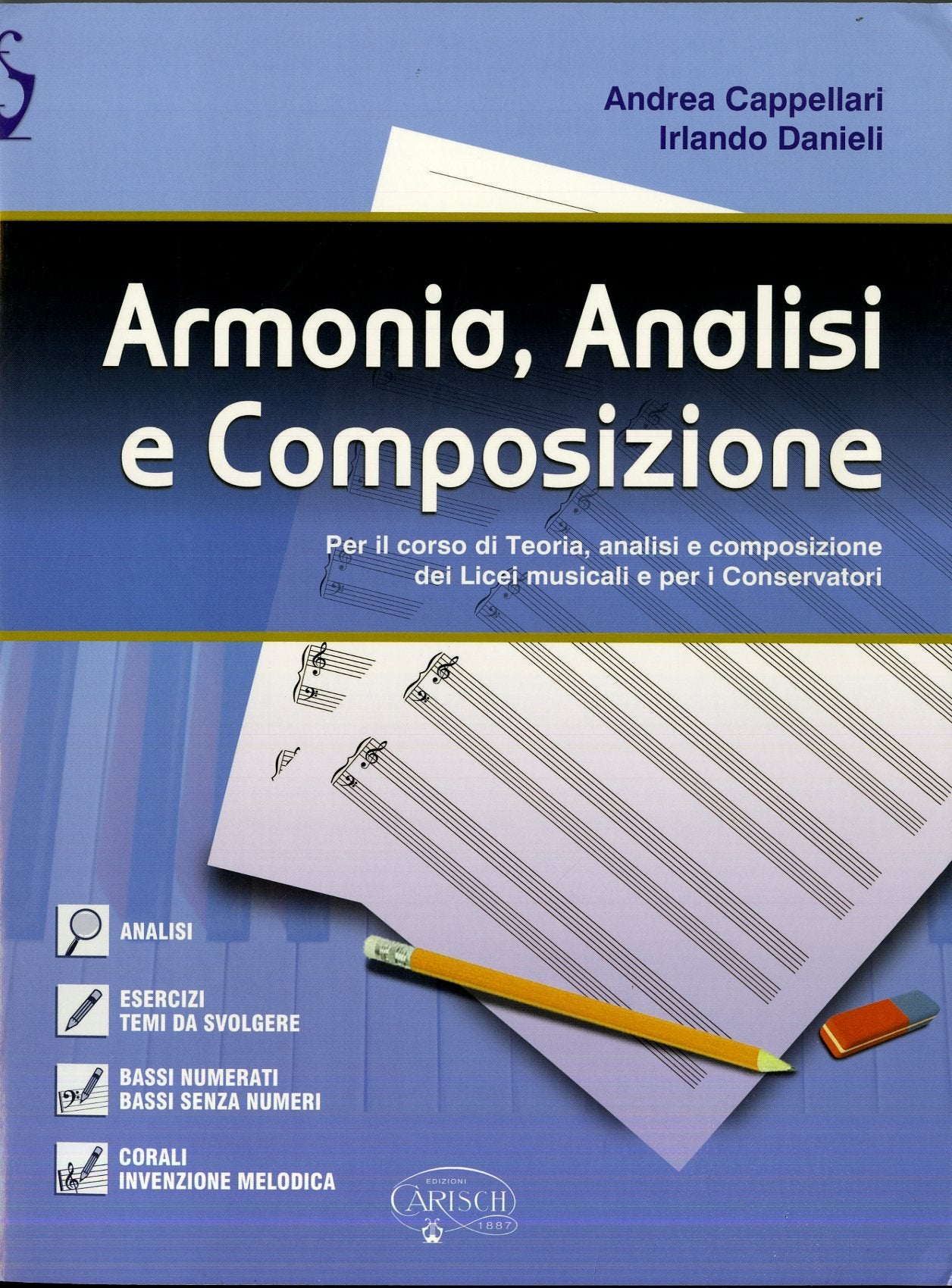 Andrea cappellari/irlando danieli: armonia, analisi e composizione livre sur la musique book
