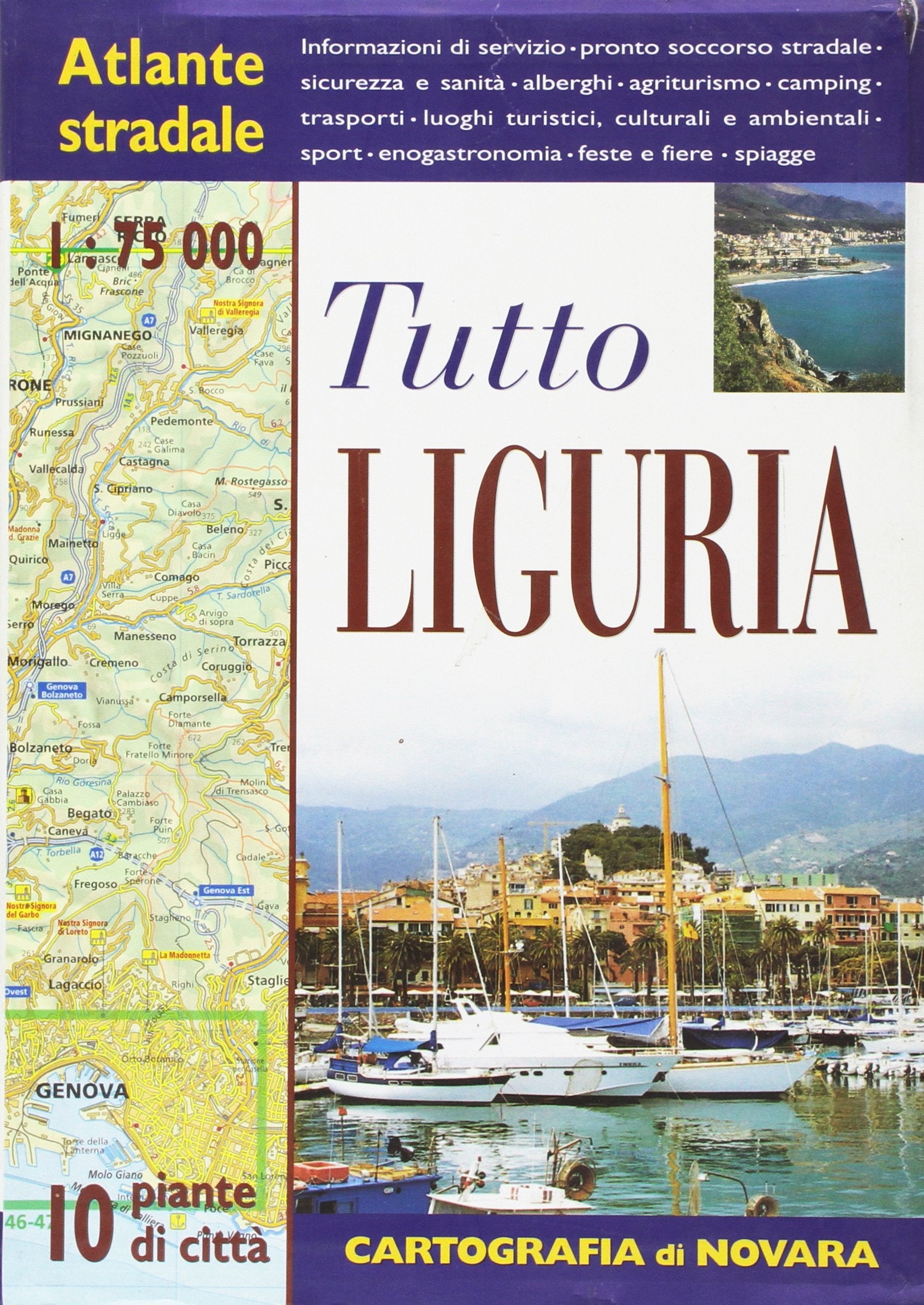 Tutto Liguria. Atlante stradale 1:75.000 book