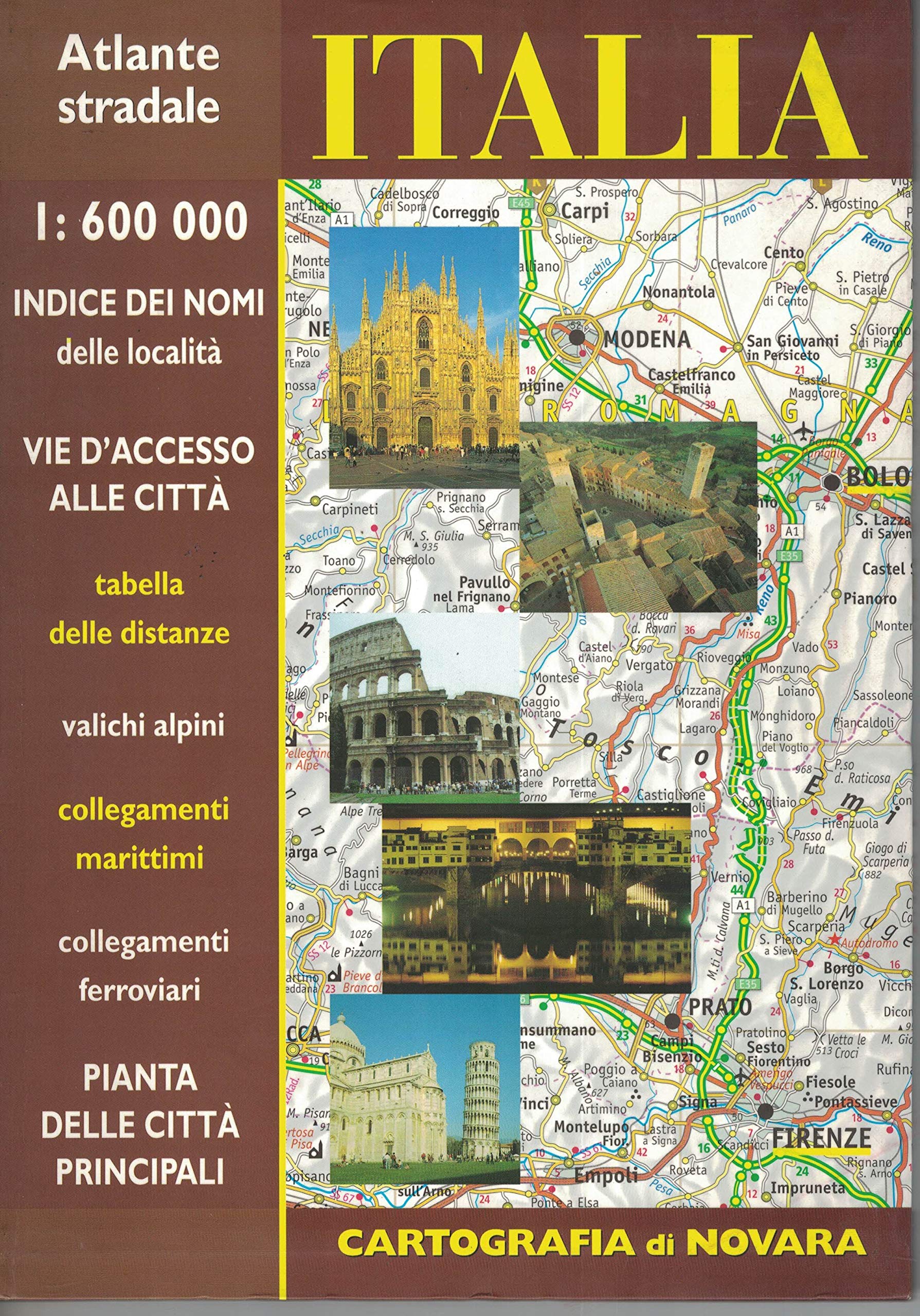 Atlante stradale Italia. Pianta delle principali città book