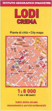 Lodi - Crema City Map (Piante di città d'Italia) Leisure, Home & Garden
