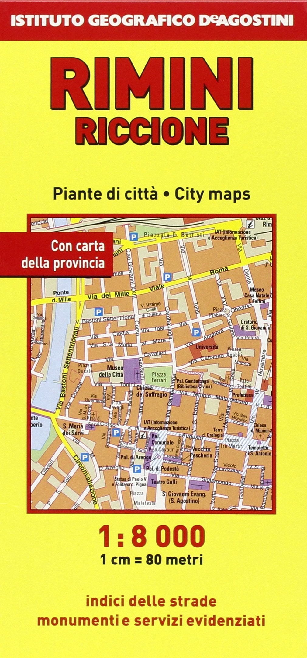 Rimini 1:8 000-Riccione 1:6 500. Ediz. multilingue (Piante di città d'Italia) Leisure, Home & Garden