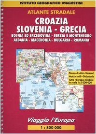 Viaggia l'Europa. Slovenia, Croazia, Grecia 1:800.000 (Atlanti stradali) Leisure, Home & Garden