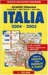 Atlante stradale Italia 1:250.000 2004-2005 (Italy Road Atlas) Leisure, Home & Garden