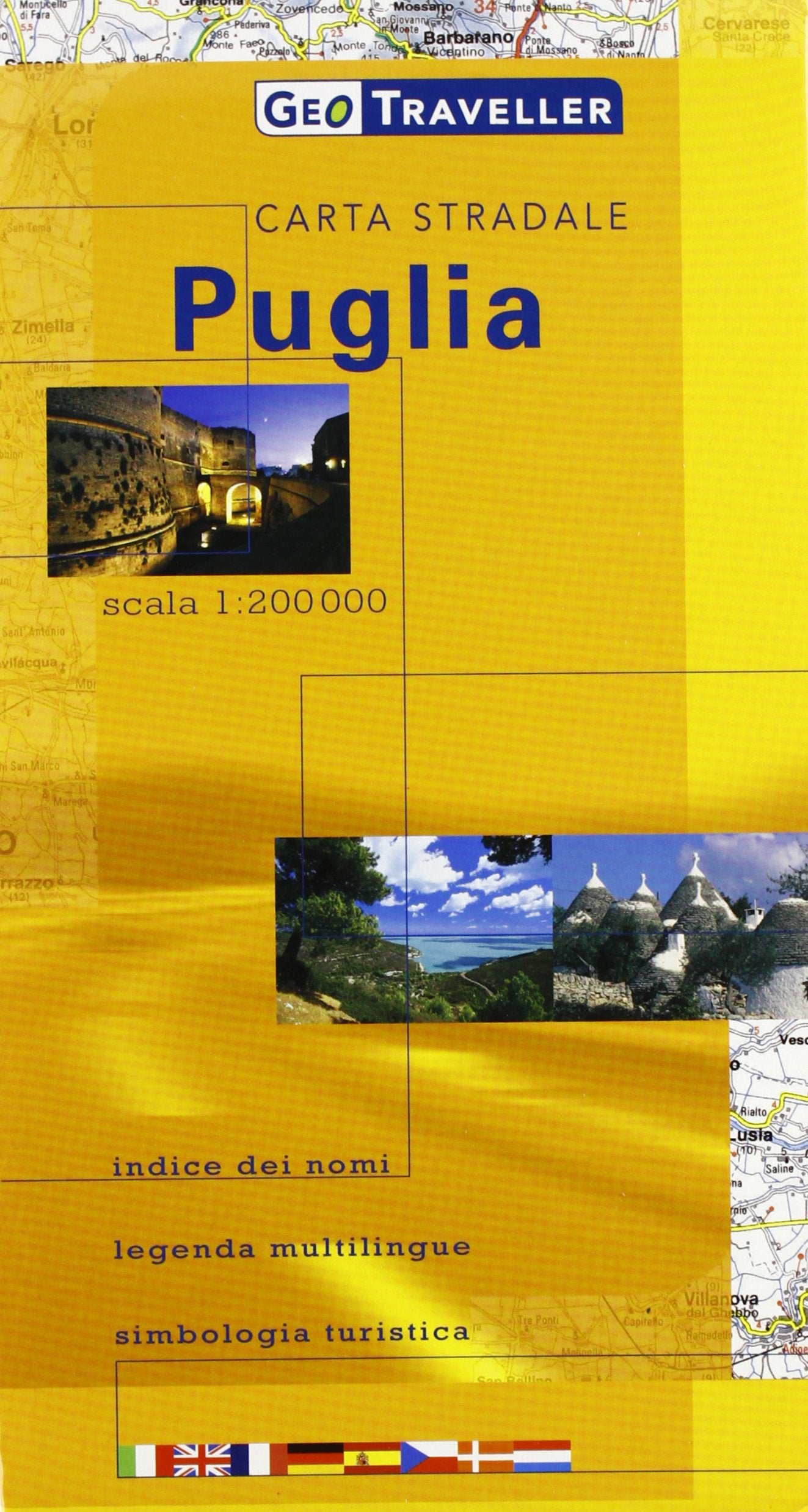 Puglia. Carta regionale 1:200.000 (Geotraveller) Leisure, Home & Garden