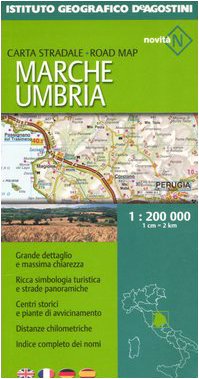 Marche Umbria (2008) (Carte stradali regionali d'Italia) Leisure, Home & Garden