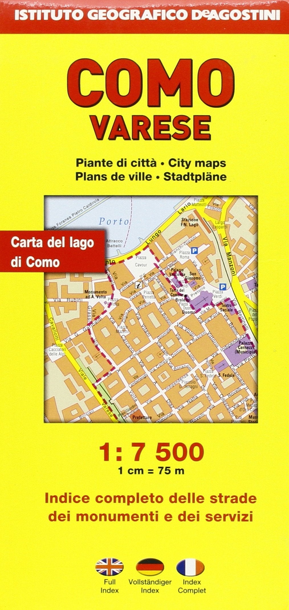 Como 1:7.500. Varese 1:8.000. Ediz. multilingue (Piante di città d'Italia) Leisure, Home & Garden