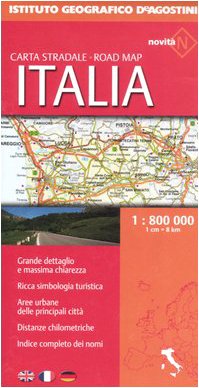 Italy Road Map (2008) (Carte stradali d'Italia) Leisure, Home & Garden