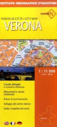 DeAgostini Stadtplan Verona, Pianta di Città: Grande dettaglio e massima chiarezza, Monumenti e servivizi evidenziati, Pianta di avvicinamento, ... completo dei nomi (Piante di città d'Italia) Leisure, Home & Garden