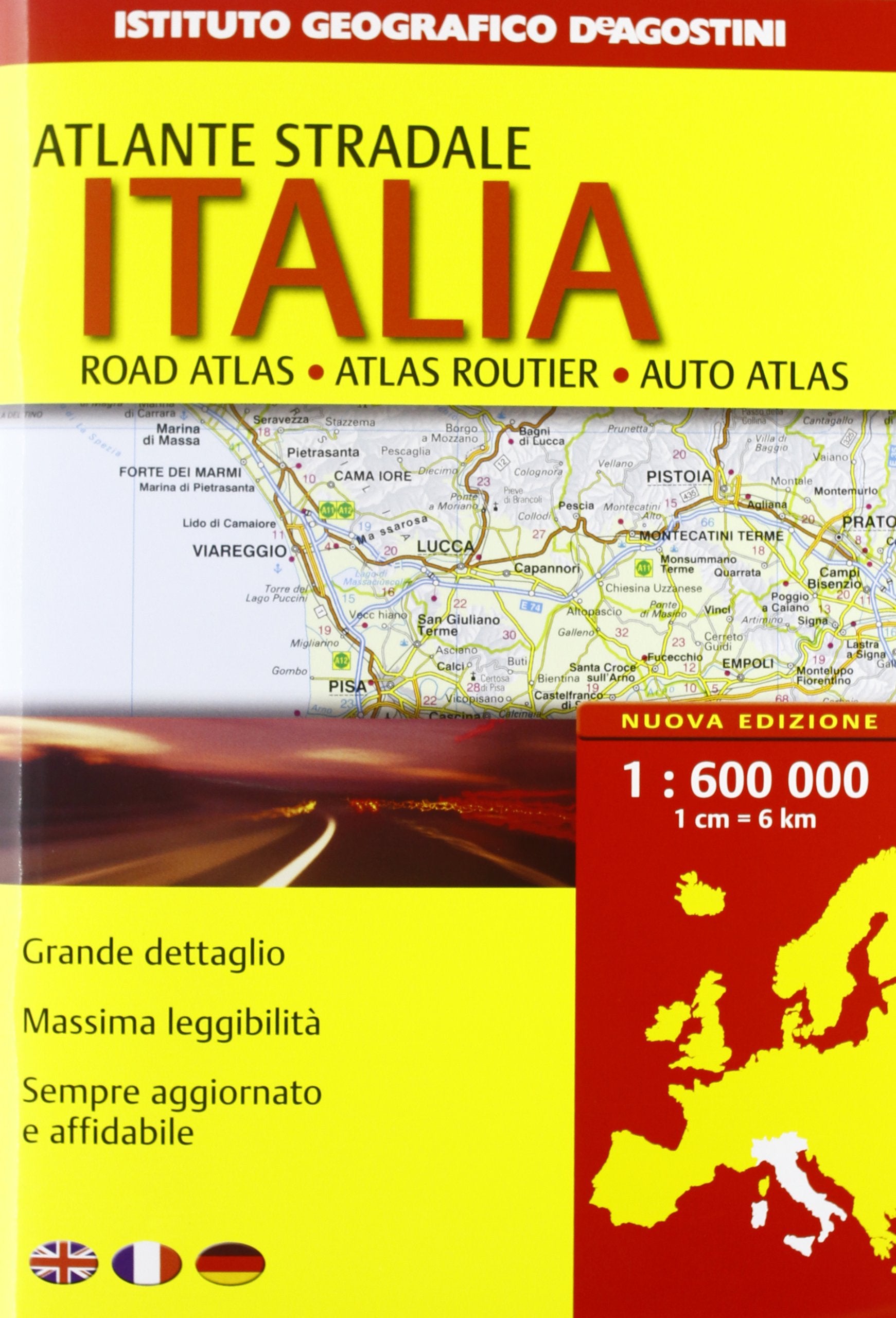 Atlante stradale d'Italia 1:600.000 (Atlanti stradali) Leisure, Home & Garden