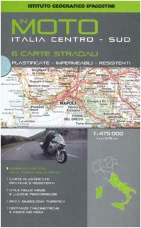 In moto. Italia centro-sud. 6 carte stradali 1:475.000 Leisure, Home & Garden