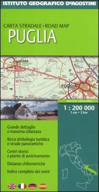 Puglia 1:200 000. Ediz. multilingue book