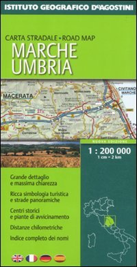 Marche e Umbria 1:200.000. Ediz. multilingue (Carte stradali regionali d'Italia) Leisure, Home & Garden